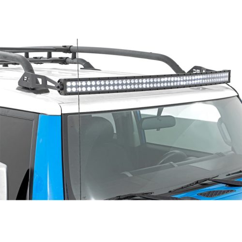 Rough Country Black Series LED light bar 50", white DRL - Toyota FJ Cruiser 07-14