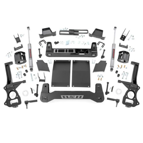 Rough Country Suspension kit Diesel Lift 4" - Chevrolet Silverado 1500 19->;Sierra 1500 19->