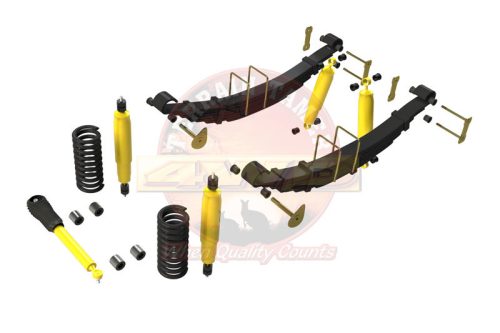 Terrain Tamer felfüggesztés készlet emelés +40mm erősített +100kg terhelésig elöl +200kg terhelésig hátul Toyota Landcruiser HZJ71|74 1999->szintszabályzás nélküli modellek