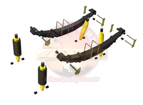 Terrain Tamer felfüggesztés készlet emelés +40mm erősített +50kg terhelésig elöl +300kg terhelésig hátul Volkswagen Amarok 4 hengereshez 2011-> szintszabályzás nélküli modellek