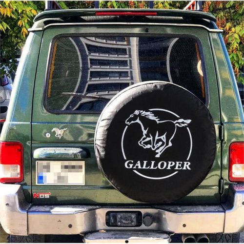 Snake4x4 spare tire cover with "Galloper" text 82x25cm