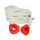 Snake4x4 kinetic recovery rope white 8m 25 tons