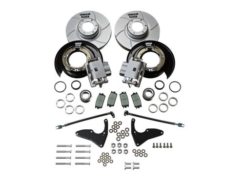 Terrain Tamer Dobféket tárcsafékre átalakító készlet hátsó (Rear Drum To Disc Brake Conversion Kit Triton Mq,Mr 2015−) Mitsubishi L 200 2015->