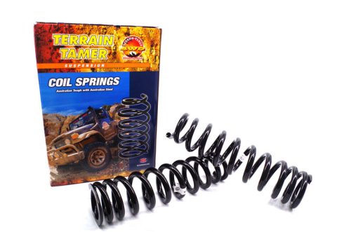 Terrain Tamer Coils spirálrugó első +20mm +100Kg V6 & V8 Toyota Landcruiser GRJ UZJ VDJ 200 2007->