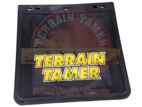 Terrain Tamer Mudflap rubber small pair 11 "X 12"