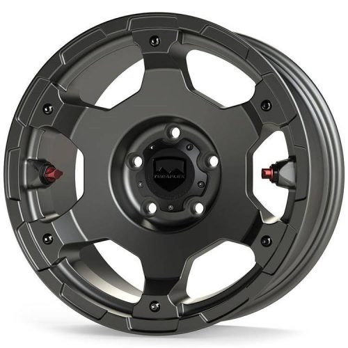 Alloy Wheel 17x8.5 ET0 5x127 with deflator Nomad Titanium Gray TeraFlex