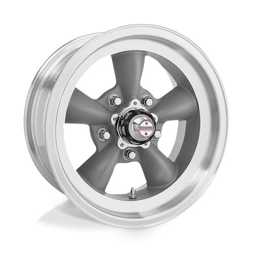 Alloy Wheel 14x6 ET-2 5x114.3 VN105 Torq Thrust D Torq Thrust Gray W/ Mach LIP American Racing