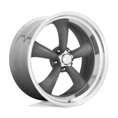 Alloy Wheel 20x10 ET6 5x127 VN215 Classic Torq Thrust II MAG Gray W/ Machined LIP American Racing