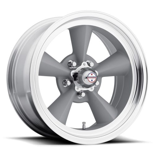 Alloy Wheel 15x8.5 ET-24 5x114.3 VN309 TT O Vintage Silver W/ Machined LIP American Racing