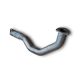 Front exhaust pipe with vibration damper, 65mm, for Nissan Patrol Y60 2.8D 3 doors