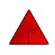 Trailing prism red triangle