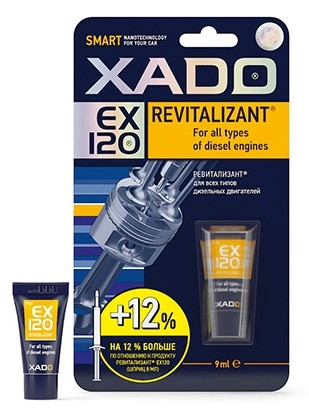 XADO EX120 gel for diesel engines - 9ml