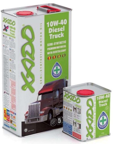 XADO 10W-40 Diesel truck semi-synthetic motor oil - 1L