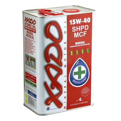 XADO 15W-40 SHPD MCF (4L) mineral motor oil - 4 liters