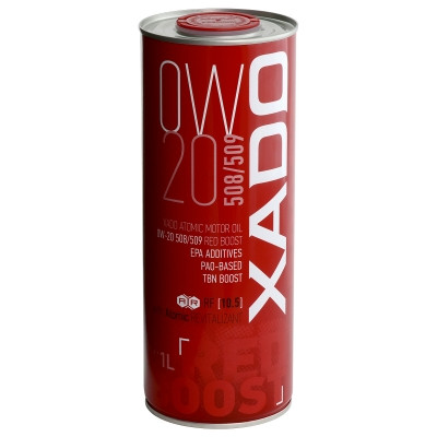 XADO Atomic Oil 0W-20 508/509 RED BOOST Synthetic motor oil - 1 litre