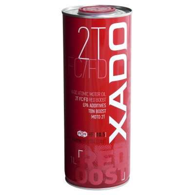 XADO Atomic Oil 2T FC/FD Red Boost Synthetic motor oil - 1 litre