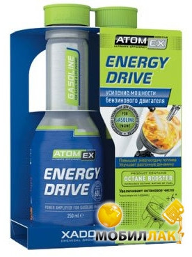 XADO Atomex Energy Drive gasoline fuel additive - 250 ml