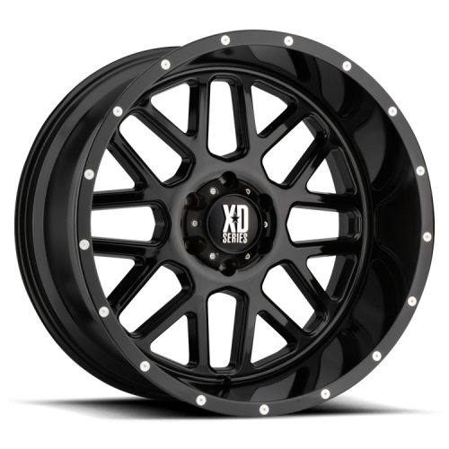 Alloy Wheel 17x9 ET-12 8x165.1 XD820 Grenade Gloss Black XD Series