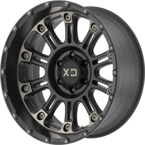 Alloy Wheel 20x9 ET18 6x139,7 XD829 Hoss II Satin Black/Machined Dark Tint XD Series