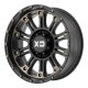 Alloy Wheel 18x9 ET18 8x165.1 XD829 Hoss II Satin Black/Machined Dark Tint XD Series