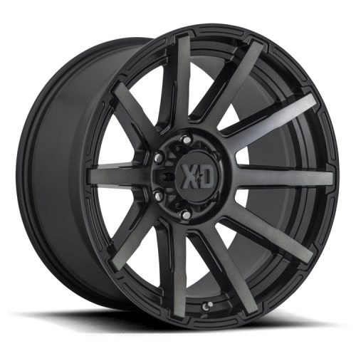 Alloy Wheel 20x9 ET18 5x127 XD847 Outbreak Satin Black W/ Gray Tint XD Series