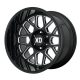 Alloy Wheel 22x10 ET-18 6x139,7 XD849 Grenade 2 Gloss Black Milled XD Series