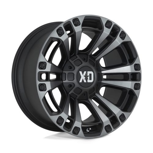 Alloy Wheel 20x9 ET18 8x165.1 XD851 Monster 3 Satin Black W/ Gray Tint XD Series