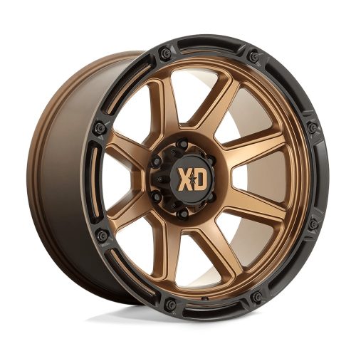 Alloy Wheel 20x9 ET18 5x127 XD863 Matte Bronze W/ Black LIP XD Series