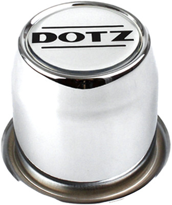 DOTZ closed stainless steel hub cap for wheel (high) - silver - 103mm