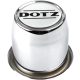 DOTZ closed stainless steel hub cap for wheel (high) - silver - 120mm